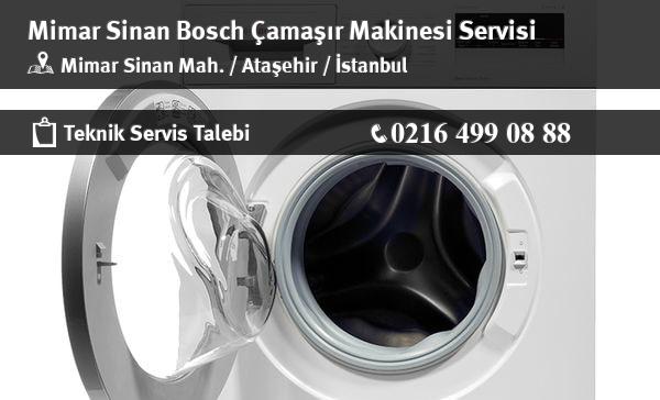Mimar Sinan Bosch Çamaşır Makinesi Servisi İletişim