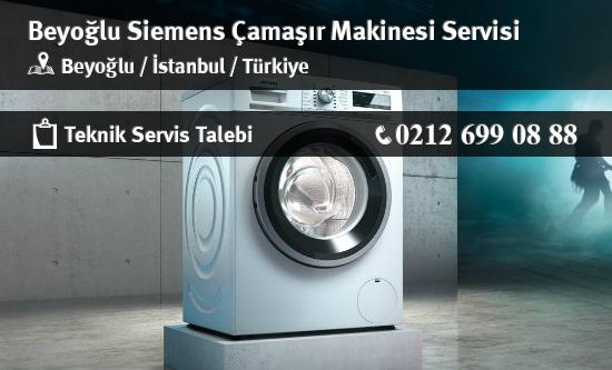 Beyoğlu Siemens Çamaşır Makinesi Servisi İletişim