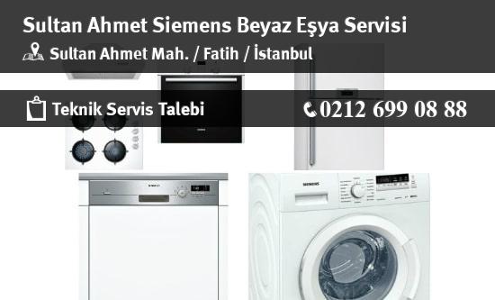 Sultan Ahmet Siemens Beyaz Eşya Servisi İletişim