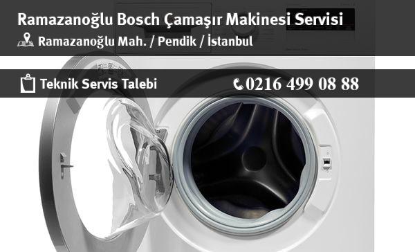 Ramazanoğlu Bosch Çamaşır Makinesi Servisi İletişim